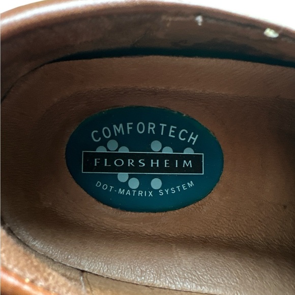 Florsheim Mens Milford 17149-03 Dress Shoes Size 10W Lace Up Oxfords Leather EUC - Picture 6 of 7